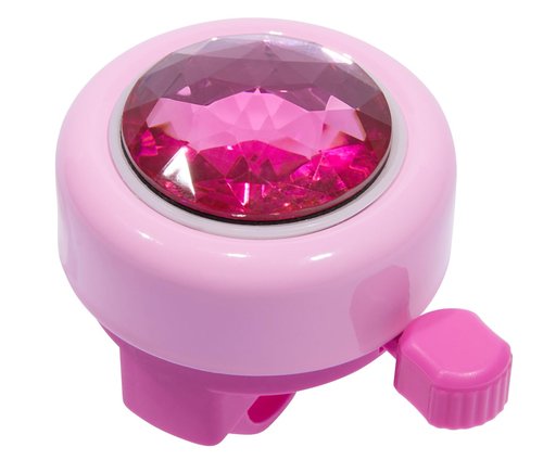 CHILDHOOD Bike Bell for Kids, Pink Gem Bike Accessories for Girls and Kids