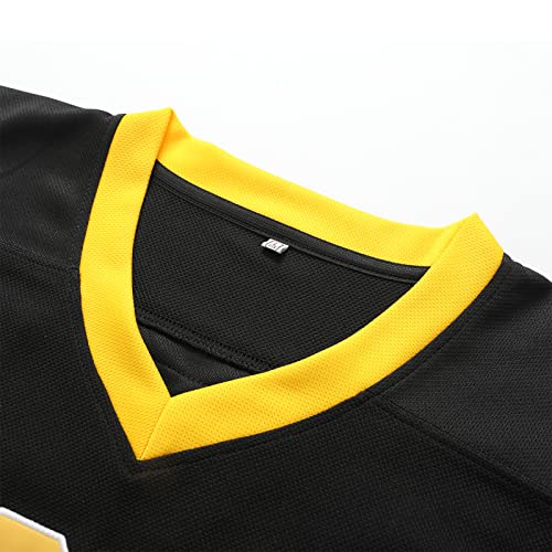 Happy Gilmore #18 Stitched Ice Hockey Jersey - Large/Black