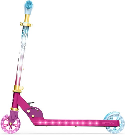 Jetson Kids Kick Scooter - Lightweight Frame with LED Lights & Adjustable Handlebar | Easy-Fold Design
