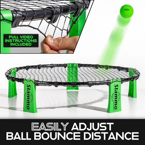 Slammo Game Set – Ultimate Roundnet Lawn and Beach Game