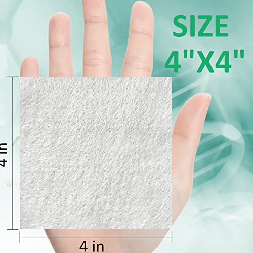 Dr. Med Calcium Alginate Wound Dressing 4x4 Inch 10 Pack - High Absorption, Non-Stick Healing Gauze