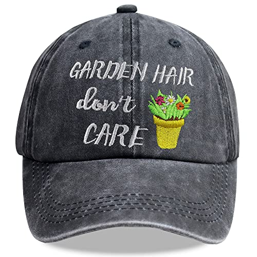 Garden Hair Don't Care Hat - Adjustable Washed Cotton Cap