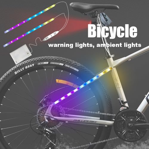 30cm Electric LED Bicycle Scooter Lights - Waterproof Safety Lamps