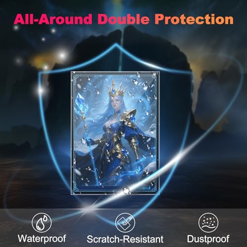 600 Pack Clear Card Sleeves - Perfect Fit for Double-Sleeving