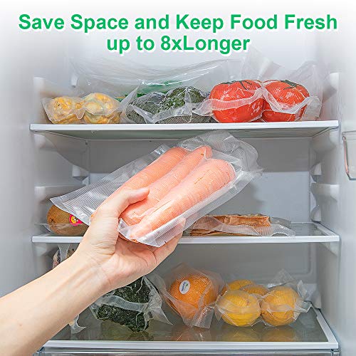 6Pack Vacuum Sealer Rolls with 8"&11"x20' 3 Each