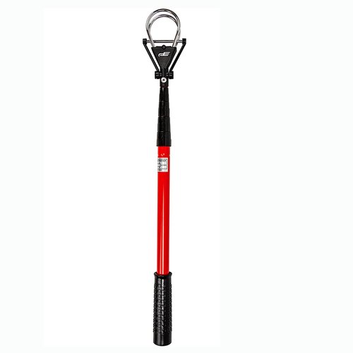 Dr.Acces Golf Ball Retriever - Premium Telescopic Stainless Steel Stick for Easy Golf Ball Pickup (Red)