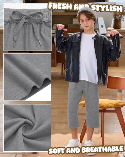 Boys Wide Leg Capri Pants - Soft, Breathable Fabric