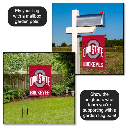 Ohio State Buckeyes Garden Flag - Double Sided 13x18 Inch