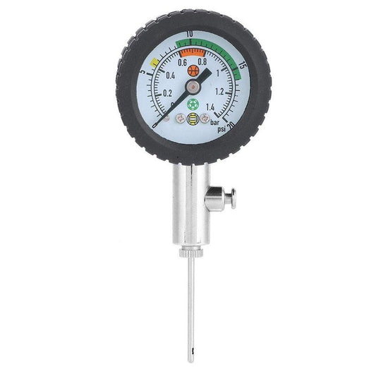 Ball Pressure Stainless Steel Accurate Air Pressure for Football Soccer Basketball Volleyball and Other Balls