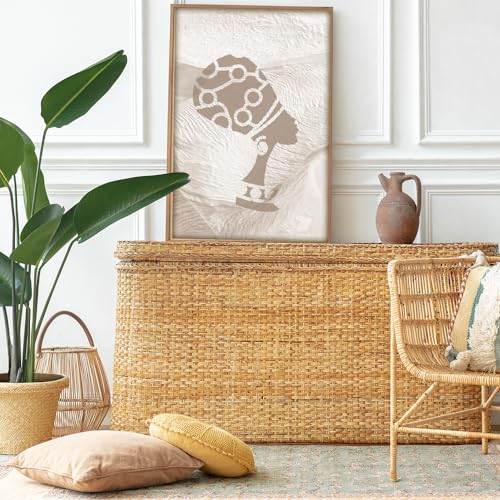 African Tribal Stencils for Painting on Wood, 9 Pieces 6 x 6 inch, Canvas, Paper, Fabric, Walls and Furniture, African Stencil, Home D?cor, Reusable DIY Art and Craft STENCILAIR