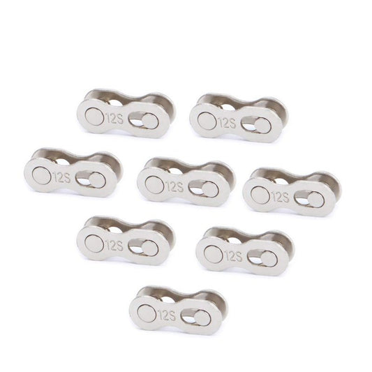 SUNTRADE 8 Pairs Reusable Bicycle Missing Link for 6, 7, 8, 9, 10,11,12 Speed Chain (12 Speed)