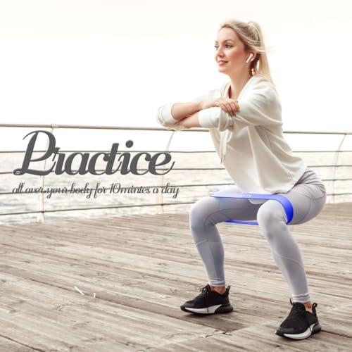 5-Level Resistance Loop Bands Set for Strength Training & Pilates - Assorted