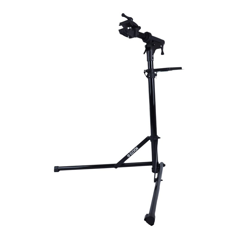 Elevon Bike Repair Stand Portable Mechanic Rack Height Adjustable (38.5-61.5in) Aluminun Alloy, Black, One Size