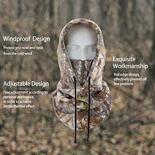 Camo Balaclava Ski Mask for Cold Weather - Unisex Face Mask