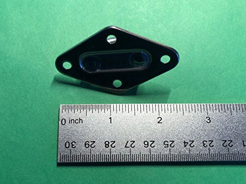 Marine Grade Stainless Steel 316 Diamond Pad Eye 1/4"