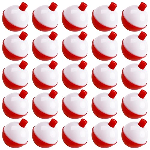Fishing Bobbers Set - 10pcs Snap-On ABS Floats 0.5inch Assortment