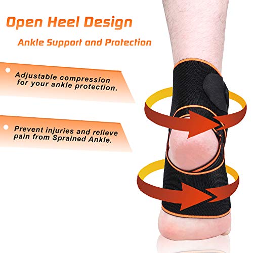 Adjustable Ankle Brace Wrap for Pain Relief - 1 Pack