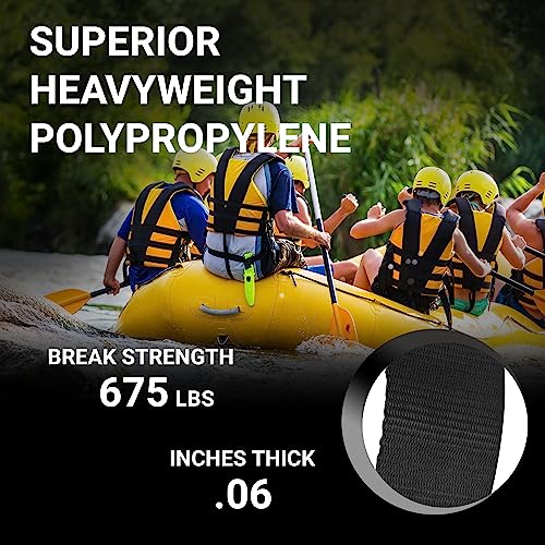 Heavy Duty Polypropylene Webbing - 3/4 Inch White, 10 Yards