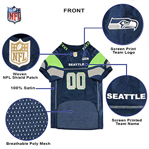 NFL Seattle Seahawks Dog Jersey - XX-Large Pet Apparel