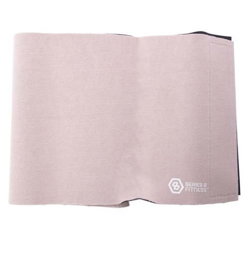Series 8 Fitness Neoprene Fitness Waist Trimmer for Women & Men Light pink (L/XL), Large-X-Large