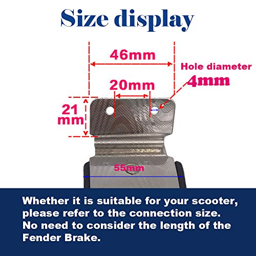 Metal Rear Fender Brake Assembly for 3-Wheel Kick Scooter