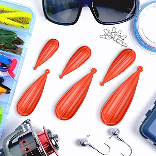 Fishing Practice Plugs Set - 6 Mixed Weight Casting Lures