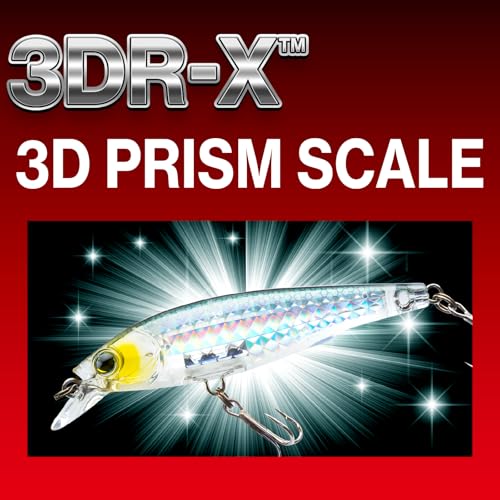 3DR-X Flat Heavy Minnow Sinking Lure - Prism Gold Black / 1-5/8"
