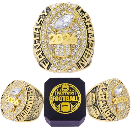 2026 Fantasy Football Championship Ring Trophy – Size 11 / Model 11 – Winner Award