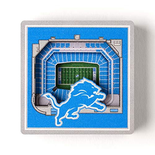 Detroit Lions 3D StadiumView Magnet - Officially Licensed Fan Gift