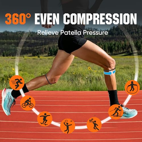 Patellar Tendon Support Strap - 6PCS Knee Pain Relief Bands