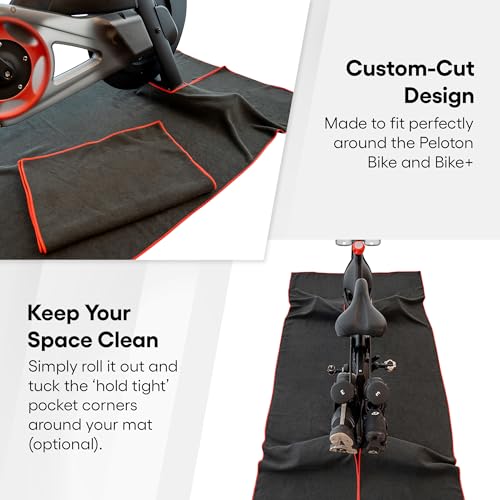 Microfiber Mat Towel for Peloton Bike - Sweat Protection