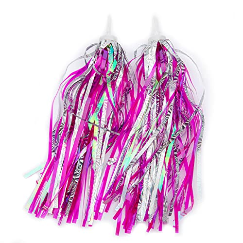 Kids Bicycle Tassel Streamers - Shiny Pink 2pcs