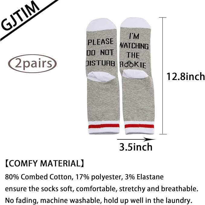 GJTIM Do Not Disturb TV Show Socks - Crime & Comedy Inspired Gift for Women