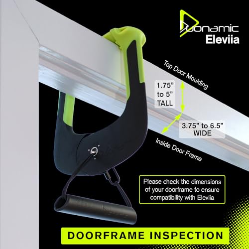Eleviia Portable Doorway Pull Up Bar - Lightweight & No Install