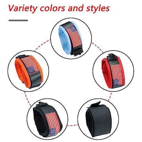 Adjustable Universal Jet Ski Floating Wrist Strap - Red With Flag