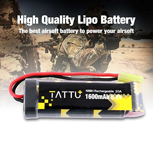 8.4V 1600mAh NiMH Flat Battery Pack with Mini TMY Connector