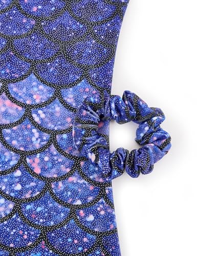 Gymnastics Leotards for Girls - Sparkly Biketards Set with Scrunchies