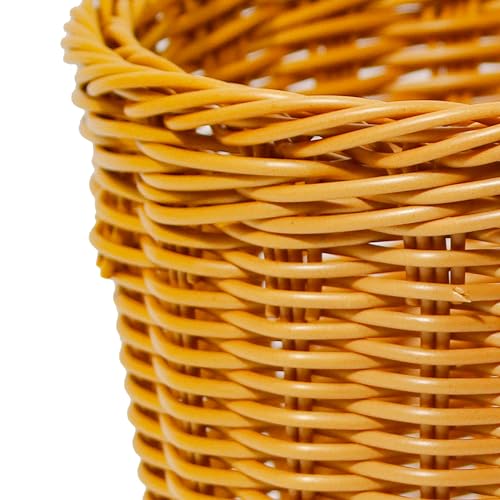 Detachable Rattan Bike Front Basket for Kids & Adults – Large, Safe Front Rack