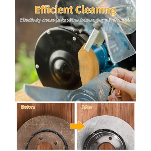 Wire Brush for Grinder - 6 Inch Fine Crimped Wire Wheel for Bench Grinder with 1/2" and 5/8" Arbor(0.012Inch Wire Size), Efficiently Polish Nuts, Bolts and Assorted Car Parts.