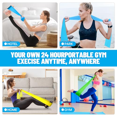 Resistance Bands for Exercise & Physical Therapy - 3 Levels
