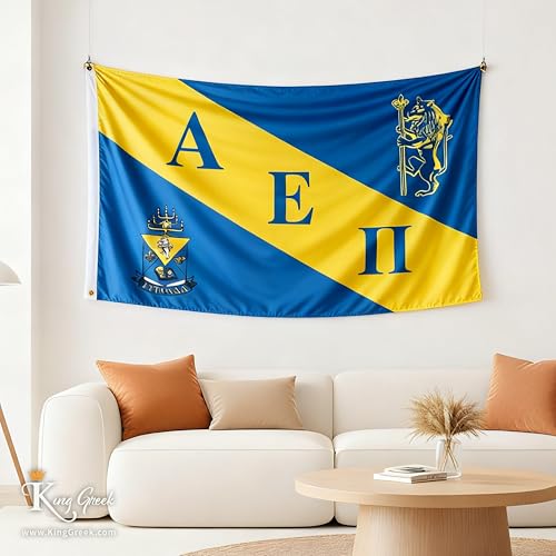 King Greek Alpha Epsilon Pi Fraternity Flag 3x5 ft Outdoor Indoor Decor