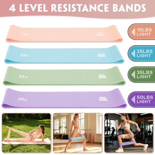 19-Piece Pilates Kit for Home Workouts - Ring, Ball, Bands & Weights