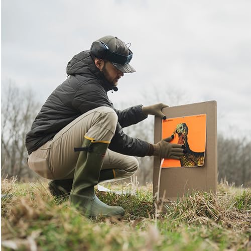12" Orange Peel Turkey Target with Strong Adhesive - 5 Sheets