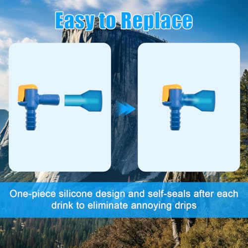 Big Bite Valve Replacement Mouthpiece for Hydration Packs - Blue