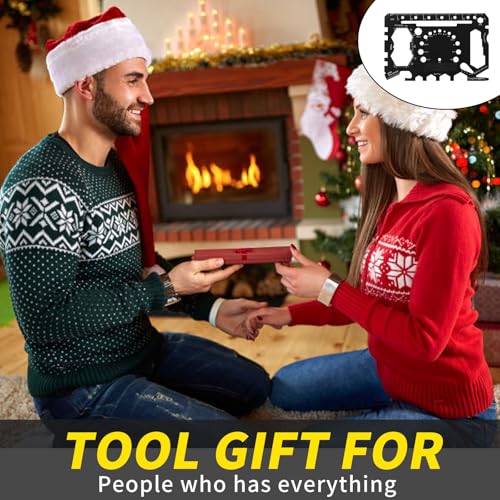 52 in 1 Slim Minimalist Survival Card Wallet Tool Card, Credit Card Size Multitool, Wallet Engineering Ruler Scale, Multitool Card Pocket Tool(Bottle Opener, Screwdrivers, Phone Stand & More), 1 Pcs