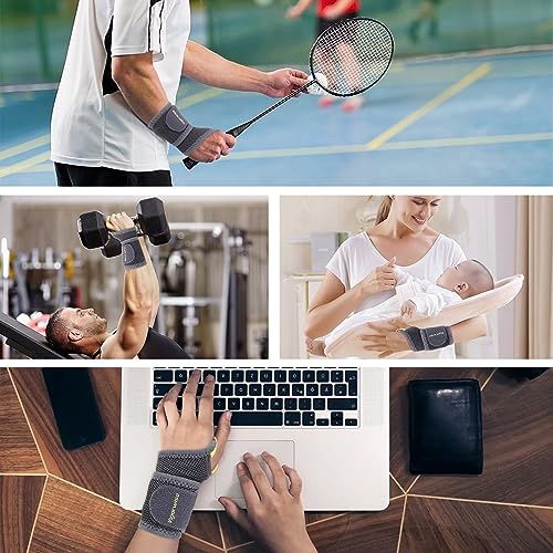 Breathable Nylon Wrist Brace for Carpal Tunnel Relief - Adjustable Support