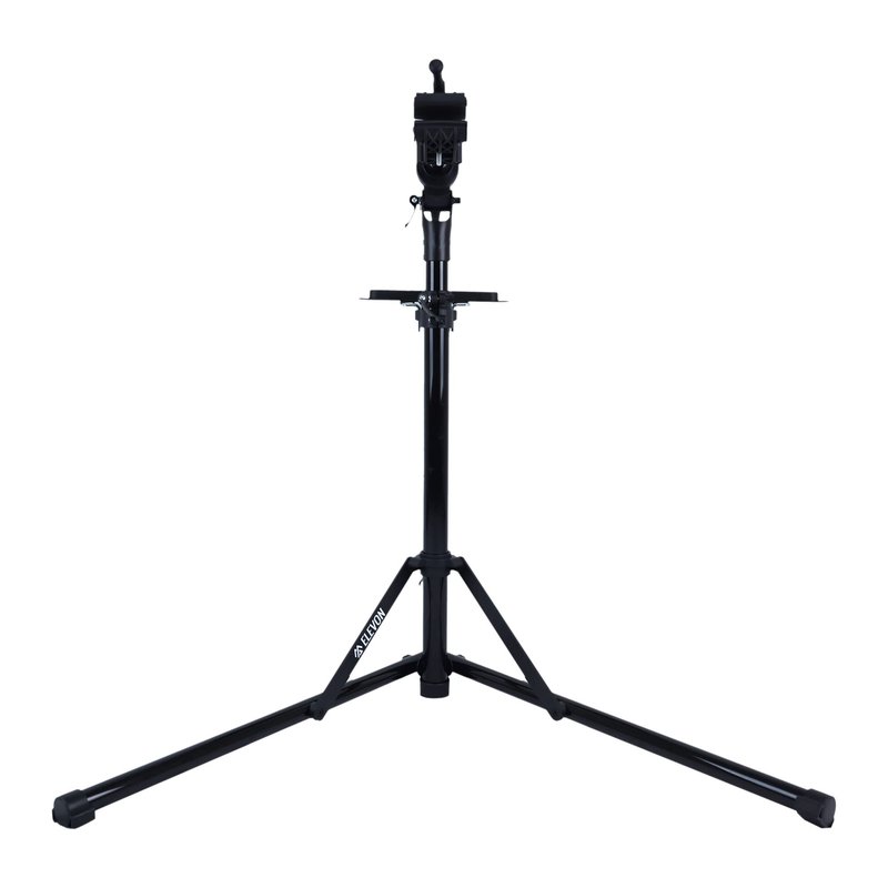Elevon Bike Repair Stand Portable Mechanic Rack Height Adjustable (38.5-61.5in) Aluminun Alloy, Black, One Size