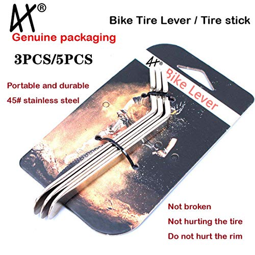 Premium Stainless Steel Bicycle Tire Levers - Set of 5