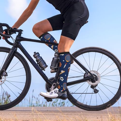 Compression Socks Knee High Support - One Size Sports