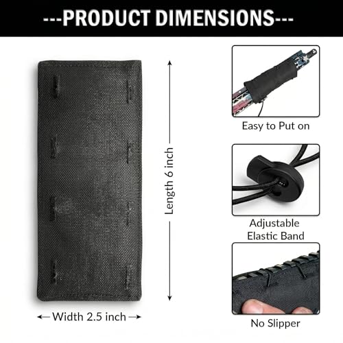 Gotical Fiber Rail Heat Shield Wrap for Rifle Rails—Free Float & Drop-In, 1800°F